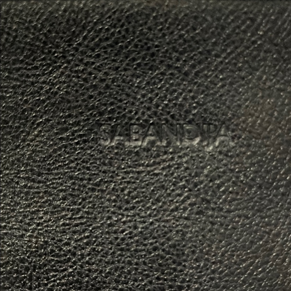 Sabandija‎ Black Leather Briefcase – 13" Laptop Bag, Minimalist & Unisex - Picture 13 of 16